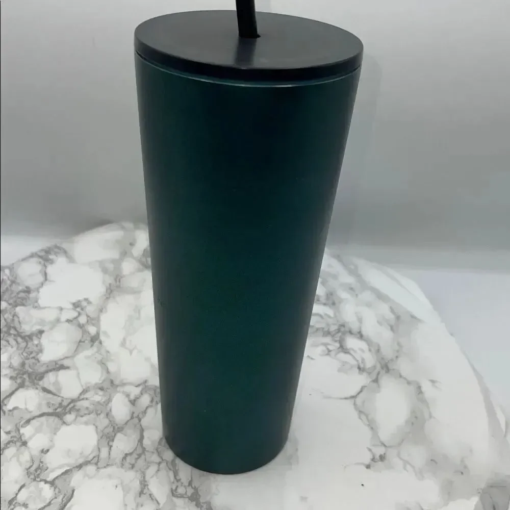 STARBUCKS 2020 Double Wall Stainless Steel Dark Green 24 oz Cold Cup